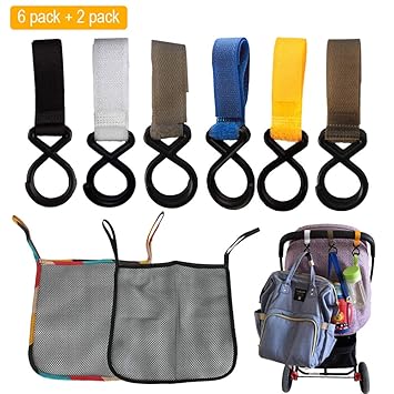 diaper bag clips for stroller
