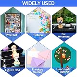 JANYUN 140 Pcs Double Sided Sticky Dots 8x10 mm Clear Removable Putty view 5