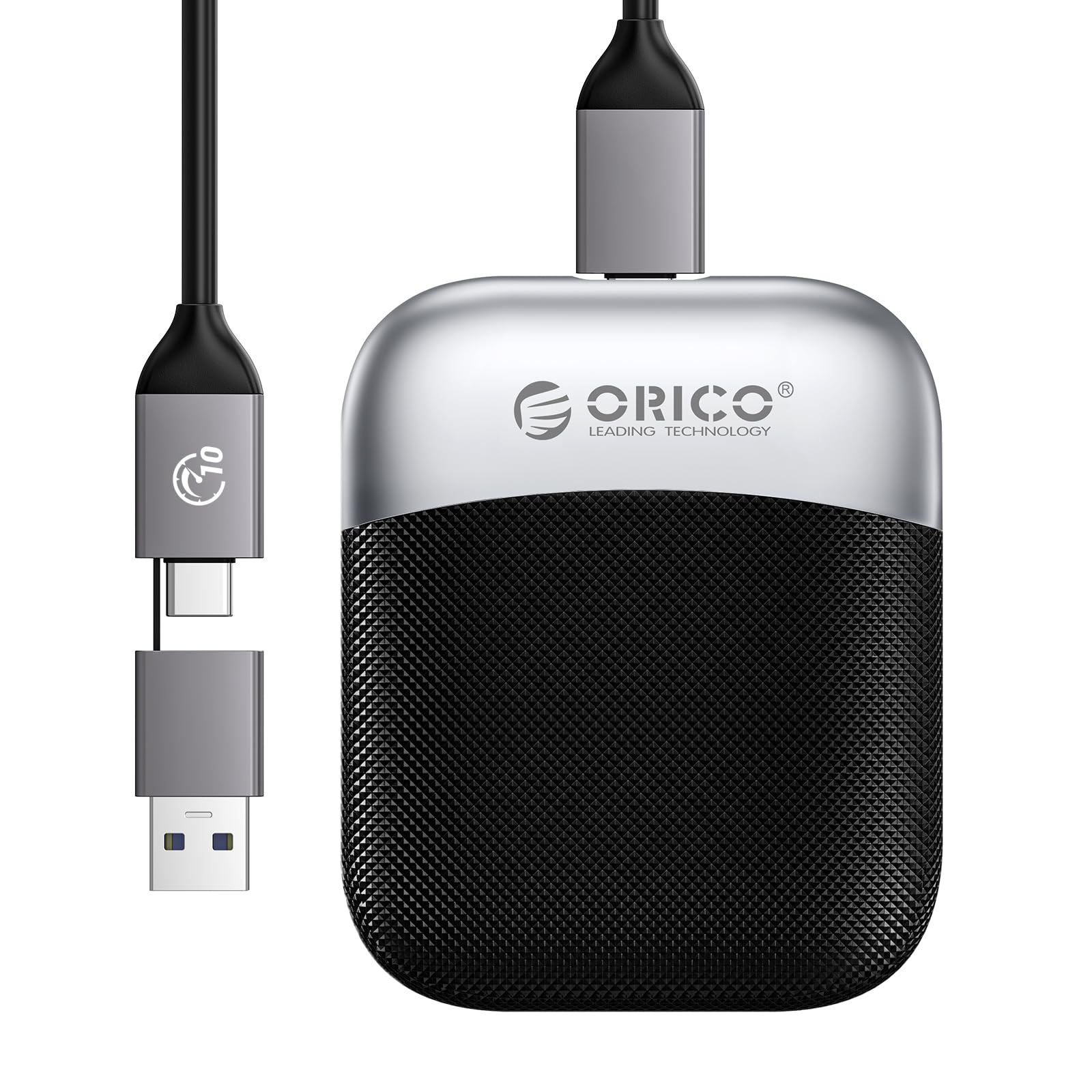 Photo 1 of ORICO 1TB External SSD with 2 in 1 USB C & A Cable, Up to 460MB/s, Plug and Play Portable Solid State Drives, Reliable Storage for USB C Smartphone, Tablet, PC - M5PLUS