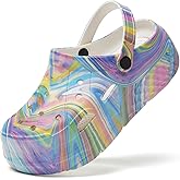 Women's Platform Clogs Slippers Slip On Slide Wedge Sandals for Women