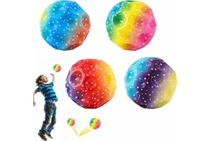 4Pcs Moon Ball, Super High Bouncing Space Ball, PU Sponge Moon Balls for Kids, Rubber Bounce Ball Sensory Ball Improve Hand-E