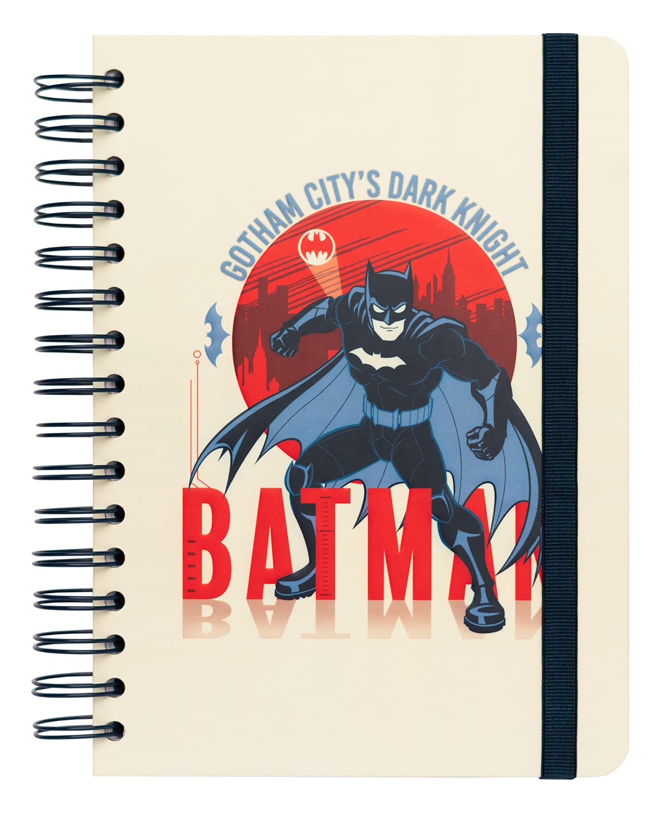 Grupo Erik Official DC Comics Batman A5 Notebook - Bullet Journal - Notebooks A5 - Notepads A5 - A5 Notepad - Dotted Bullet Journal - A5 Dotted Notebook - Sketchbook A5 - Batman Gifts