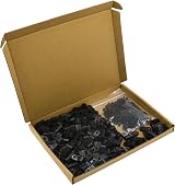 DDHOMIN 120 Sets R Shape Cable Clips Black Nylon Wire Management view 2