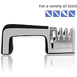 Knife Sharpening System, 4 in 1 Knife Scissors Sharpener Maintaining Kitchen & Sport Knives, Kitchen Shears