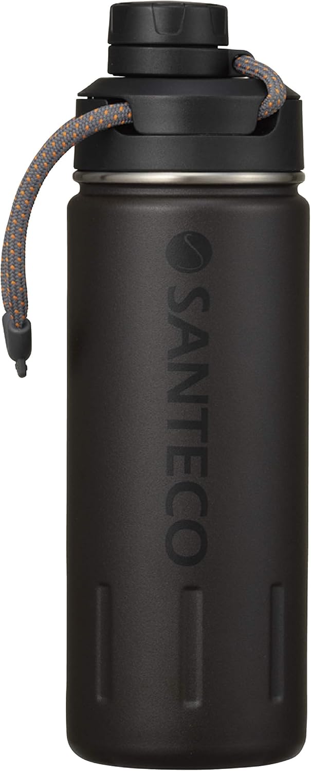 Amazon Co Jp シービージャパン 水筒 マッド ブラウン 440ml 直飲み ステンレス ボトル 真空 断熱 K2 スポーツボトル Santeco ホーム キッチン