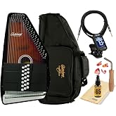 Oscar Schmidt OS21CE 21-Chord A/E Autoharp with Gig Bag Package