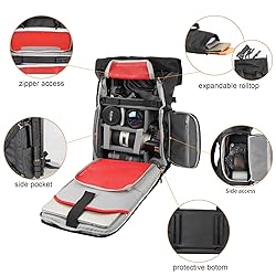 Besnfoto Camera Backpack Waterproof Camera Bag