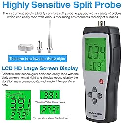 SUZLAZYR Vibration Meter Handheld Digital