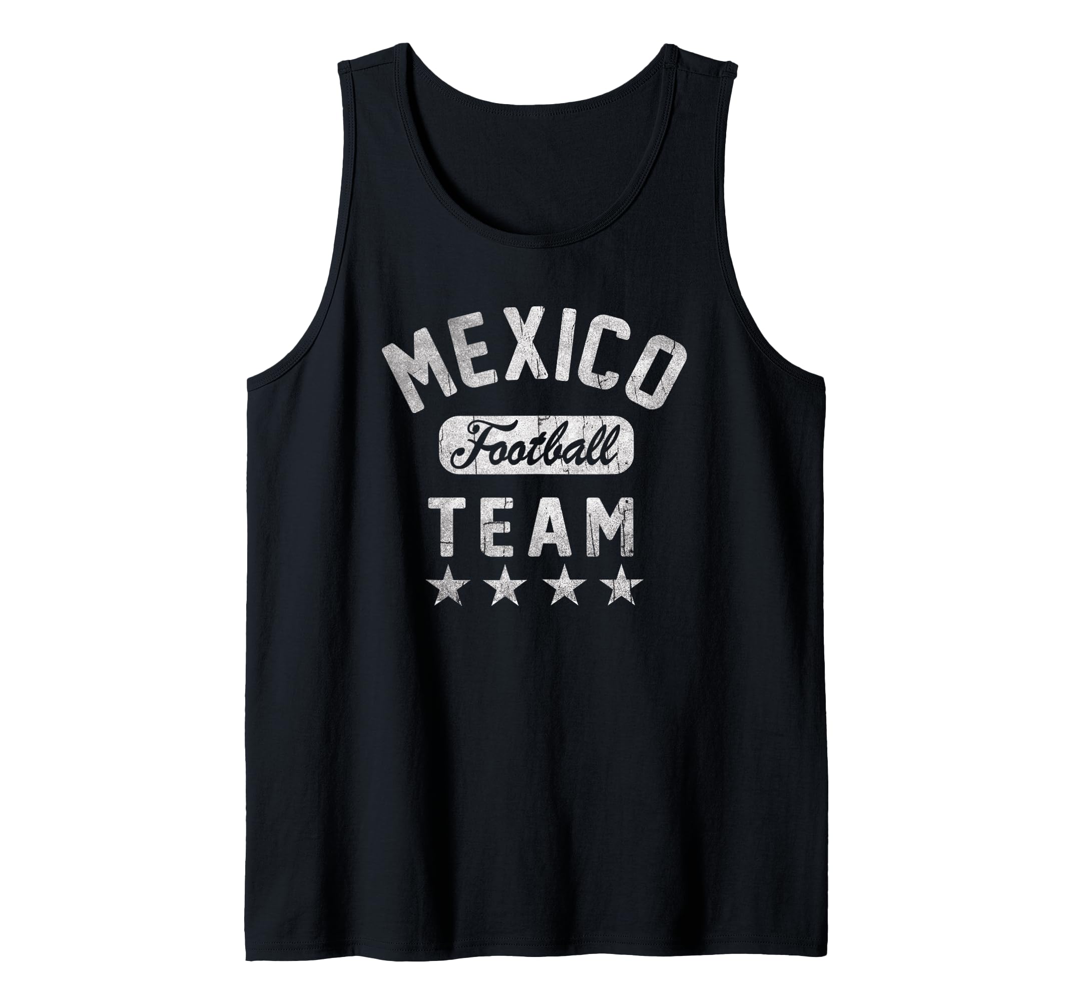 Mexico Football Team Faded Jersey Tank Top