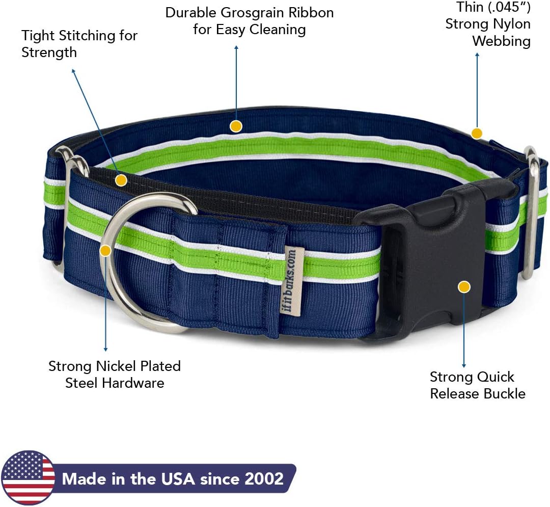 1.5 martingale dog collar