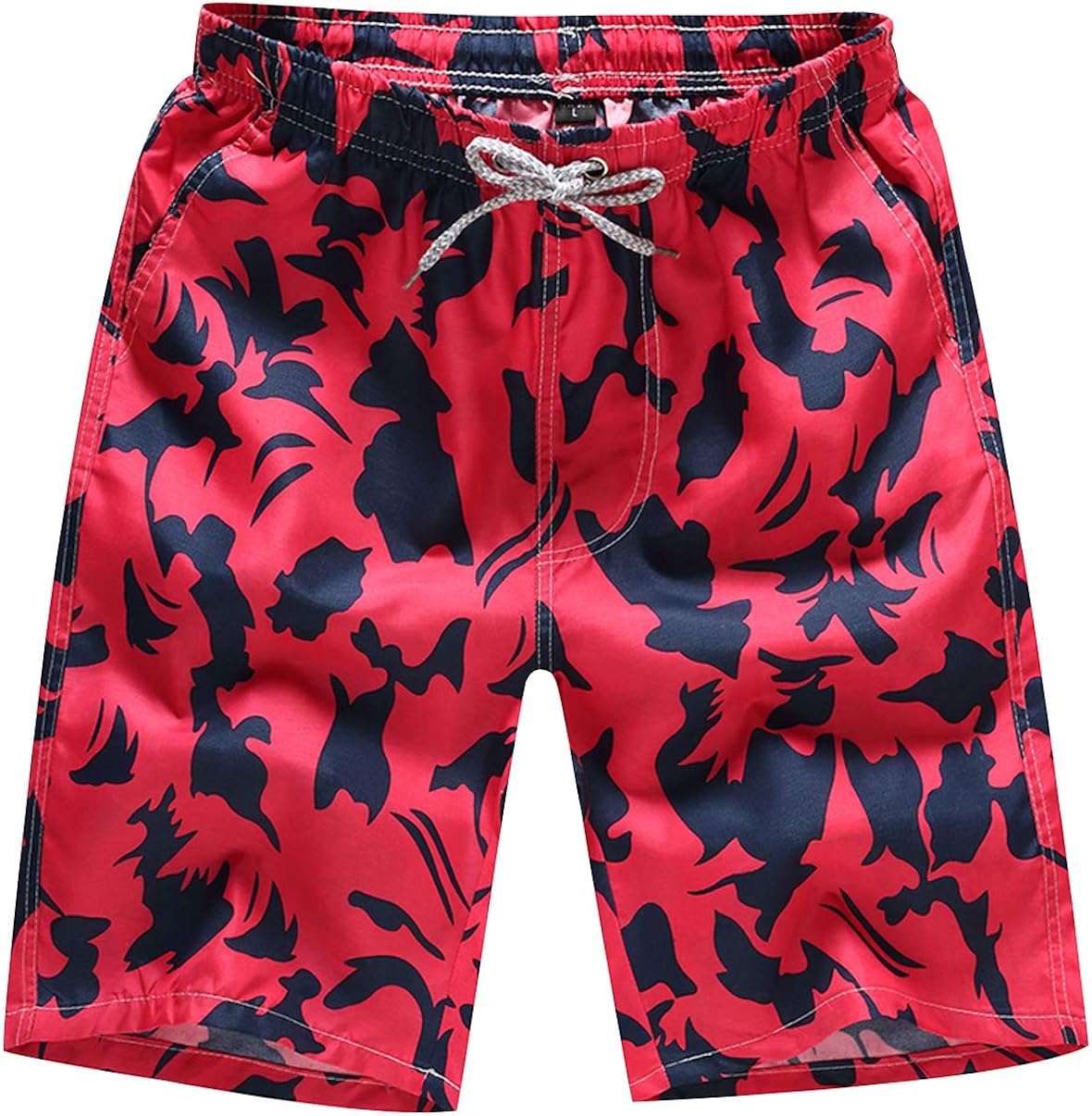 ODOKEI Costume da Bagno Uomo Costumi da Bagno Uomo Nuoto Surf Lunghi Costume  Boxer Fiori Pantaloncino Corto Short da Mare Piscina Pantaloncini da Bagno  Maschili Beachwear Asciugatura Rapida Spiaggia Pantaloncini e calzoncini