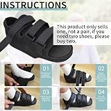 Tairibousy Adjustable Medical Walking Shoe for Post-Surgery Recovery (S) view 5