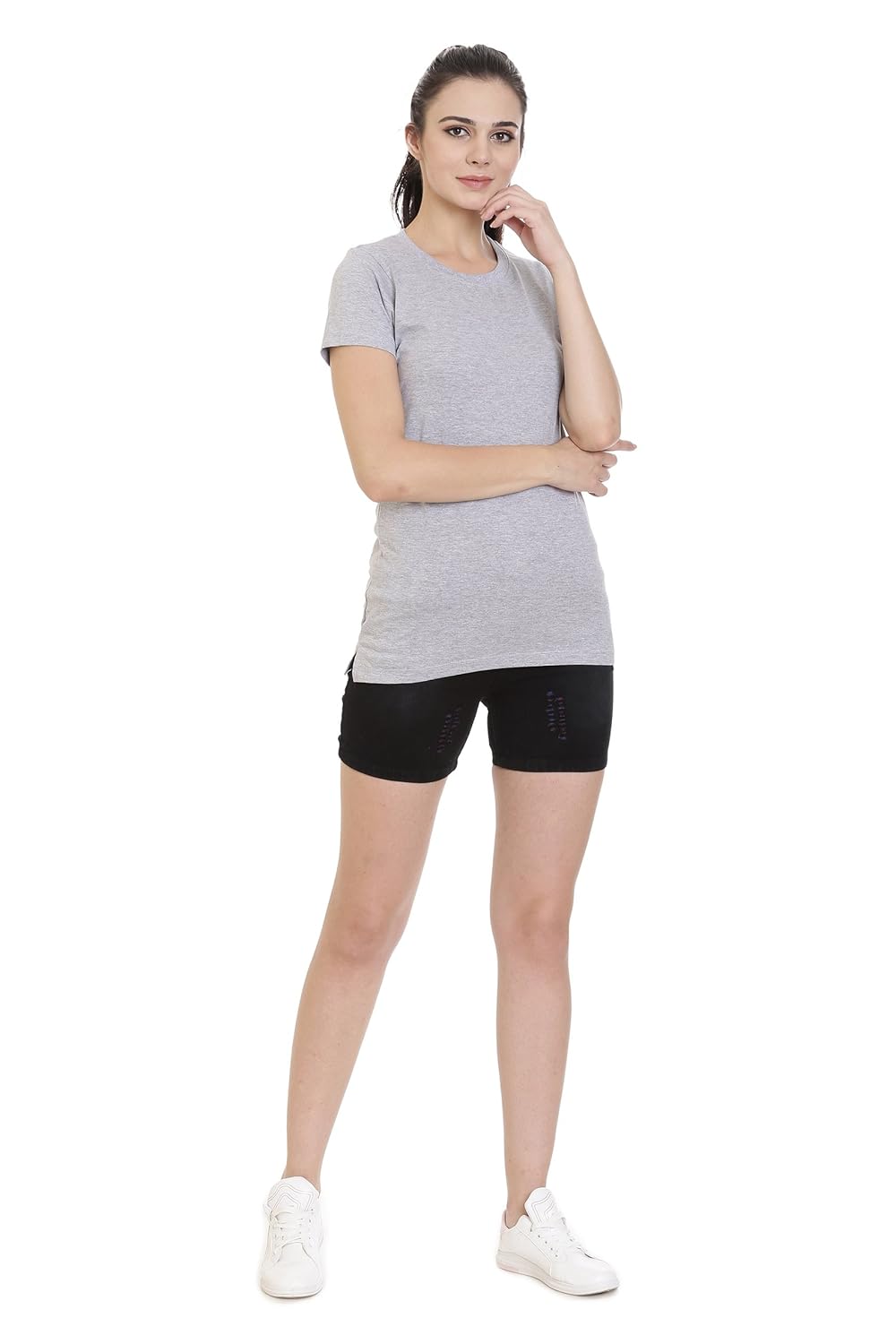 goldstroms women's sports/yoga/casual round-neck plain tee/top