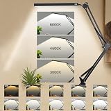 SKYLEO LED Desk Lamp with Clip and Base - 12W, 3 Modes x 10 Levels, USB view 2