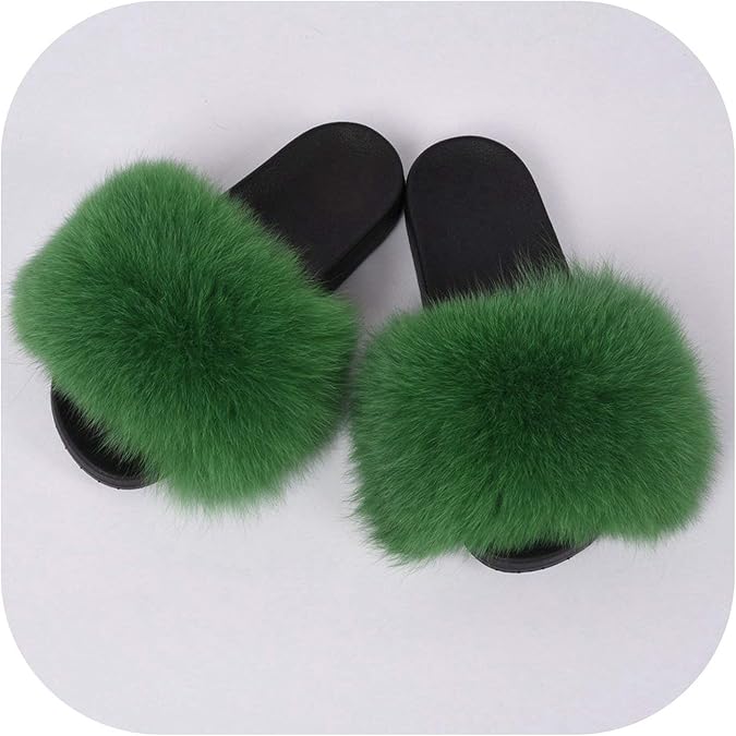 fur sliders amazon