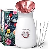Colorfarm Facial Steamer Nano Ionic: Large 3-in-1 Face Steamer Deep Cleaning Unclogs Pores - Humidifier Hot Mist Home Sauna Spa for Women Men Sinuses Moisturizing