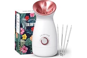 Colorfarm Facial Steamer Nano Ionic: Large 3-in-1 Face Steamer Deep Cleaning Unclogs Pores - Humidifier Towel Steamer Hot Mist Home Sauna Spa for Women Men Sinuses Moisturizing