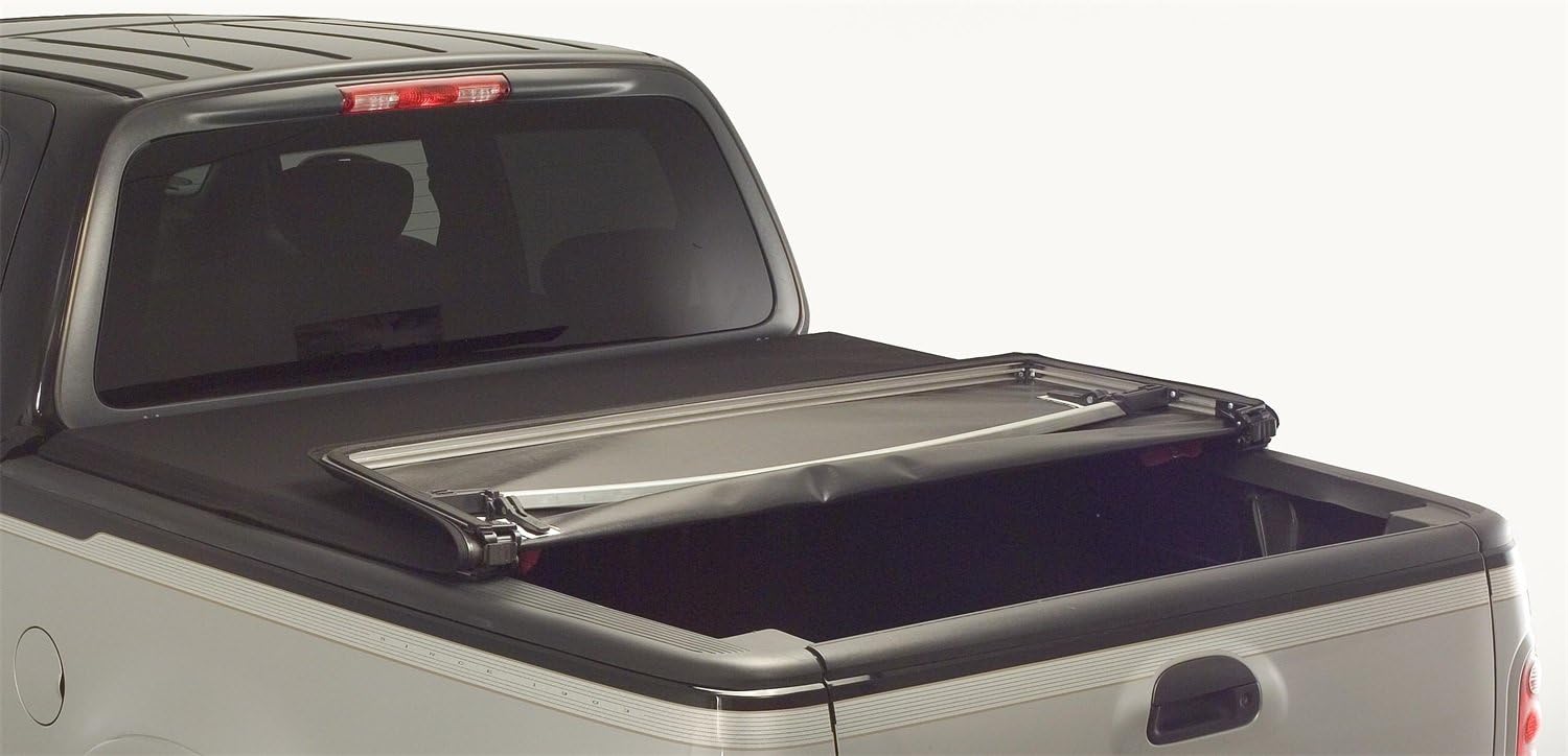 Amazon Com Advantage Truck Accessories 83024 Black Torza Top Premier Soft Folding Tonneau Cover Automotive