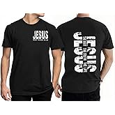 Christian Shirts for Men Faith Jesus Religious Vintage Graphic Tshirts Funny Bible Verse Gifts Top