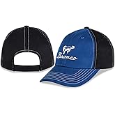 Adult Bronco by Ford Blue Front and Black Back Embroidered Baseball hat/Cap with Adjustable Closure