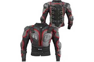 YEBCKZL Kids Motorcycle Jakcet-Dirk Bike Gear,Youth Motocross Armor Suit,Back Chest Eblow Protection
