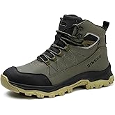DINGGU Steel Toe Boots for Men Waterproof Safety Work Boots,Comfortable Mens Industrial & Construction Boots