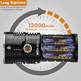 Sofirn Q8 Pro 11000LM LED Torch USB C Anduril 2.0 4x18650 Batteries Charge view 3