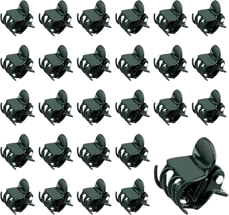 jeufun 30 Pcs Plant Clips Plastic Garden Vine Supports 1.8x1.5 cm