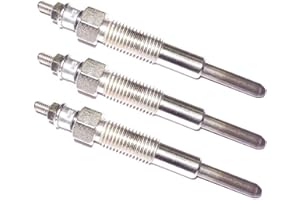 HVACSTAR 3pcs Glow Plug SBA185366190 for Ford Tractor 1620 1530 1630 1710 1715 1720 1725 1910 1925 1990