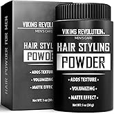 Viking Revolution - Hair Powder - Hair Styling Powder Men - Texture Powder - Easy to Apply Styling Powder - Mattifying and Vo