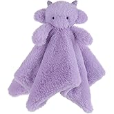 Apricot Lamb Purple Dragon Soft Loveys for Babies, Security Blanket for Baby Boy and Girl, 13.8 Inches for Infant and Toddlers