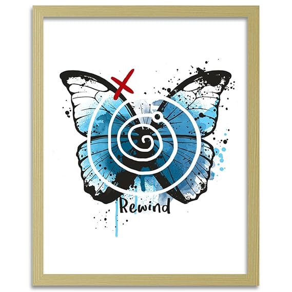 Feeby. Bild in der Rahme, Ein Deco-Bild, Bilder Kunstdrucke, Wandbilder - 1 Teilig- 40x60 cm, Rewind Life is Strange - Noemi 