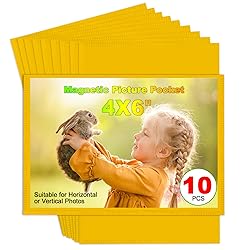CHUNNIAO Yellow Magnetic Picture Frame 4X6 for