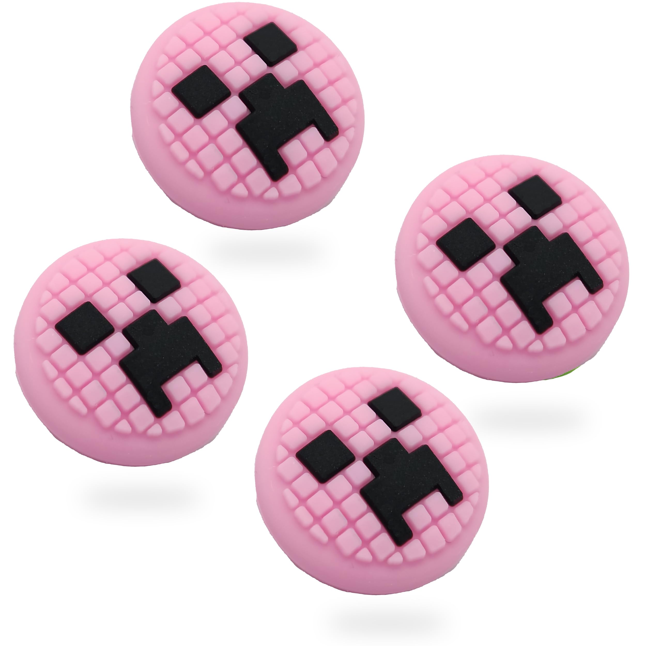 MatoSan® 4 x Joystick Caps Compatible with Nintendo Switch, Switch Lite, OLED & Steam Deck Accessories Thumb Grips & Protection