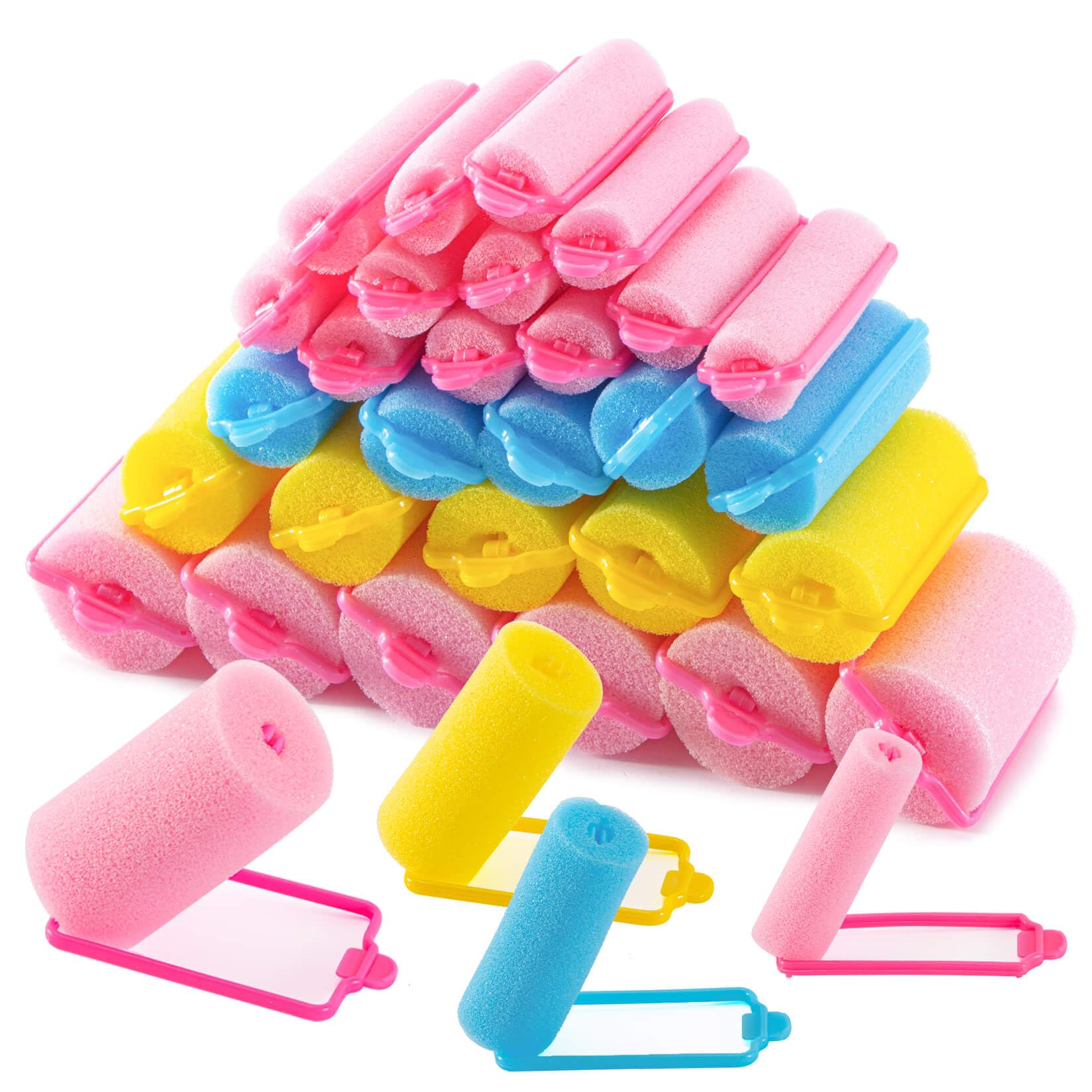 36PCS Foam Hair Rollers Sponge Rollers for Hair Heatless Curlers