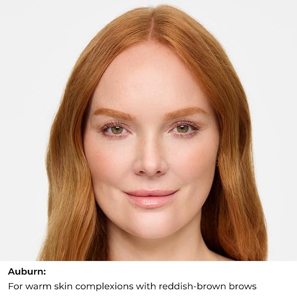 WUNDERBROW EYEBROW GEL, WATERPROOF, SMUDGEPROOF, LONG LASTING, SHADE: AUBURN, VEGAN AND CRUELTY-FREE