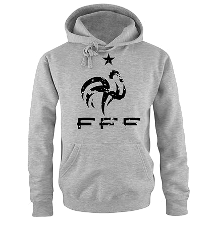 Comedy Shirts EM 2016 | Frankreich | Wappen | Vintage - Herren Hoodie