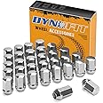 Dynofit 32pc OEM Lug Nuts for Che-vy Silverado GMC Sierra 2500 3500 2008+, M14x1.5 Chrome Wheel Nuts Compatible With Ram 2500 3500 2012+, One-piece Style 1.75"H Lug Nuts Set for 6&8 Lug OE Wheel (Big)