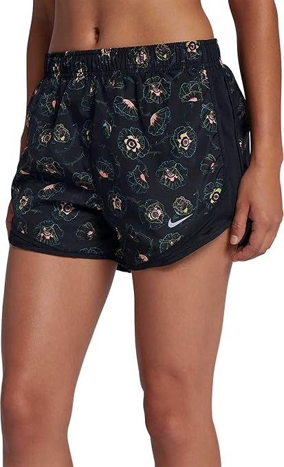 nike tempo floral shorts