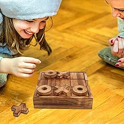 Glintoper Tic Tac Toe & 4 in a Row Table Games Set