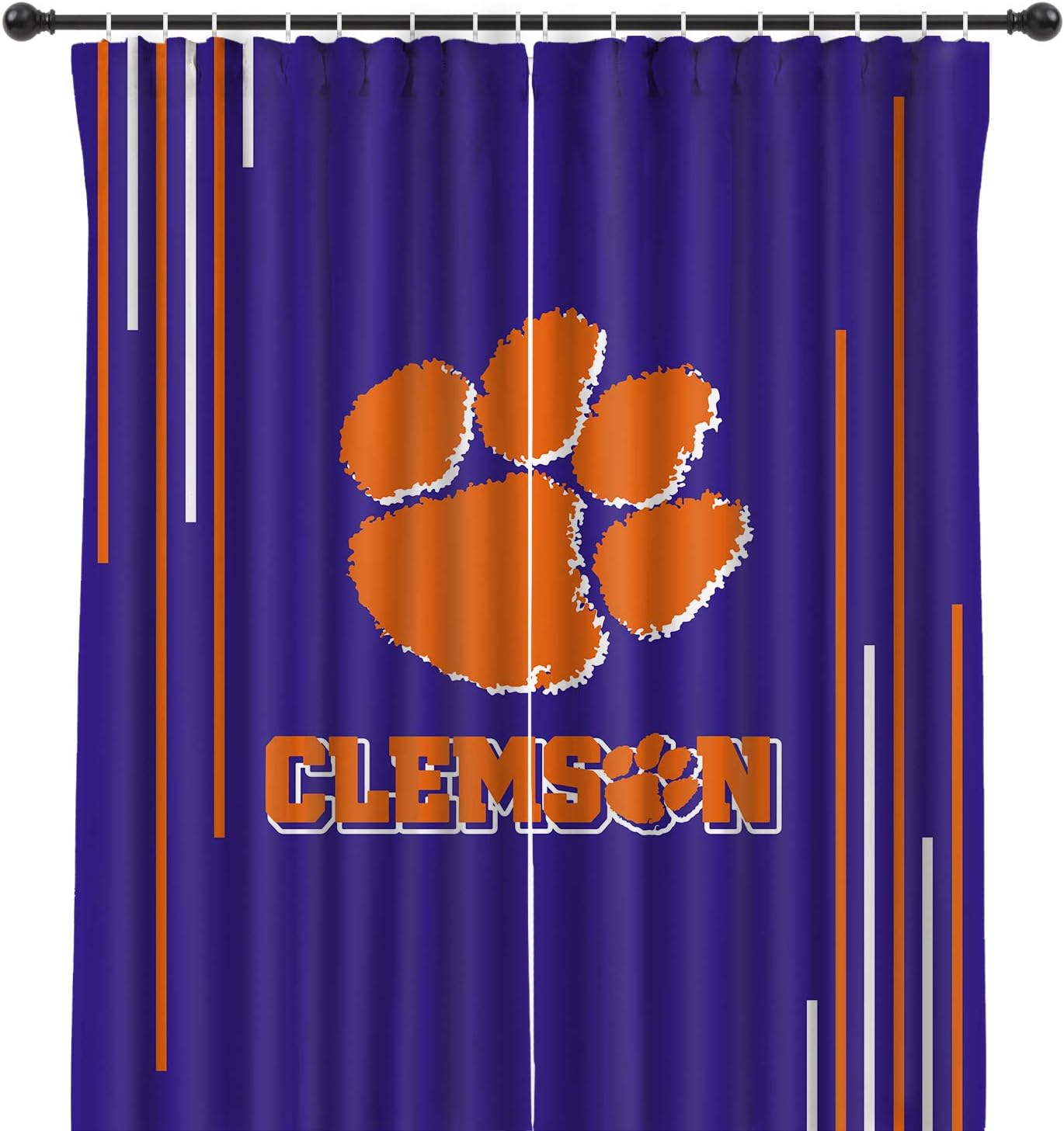 MAYMEET Football Team University Curtains NCAA Team Logo