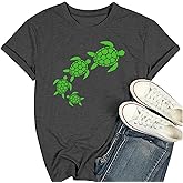 Beach Shirts for Women Cute Fun Graphic Tees Casual Hawaiian Shirts Summer Weenkend Holiday Vacation Tops