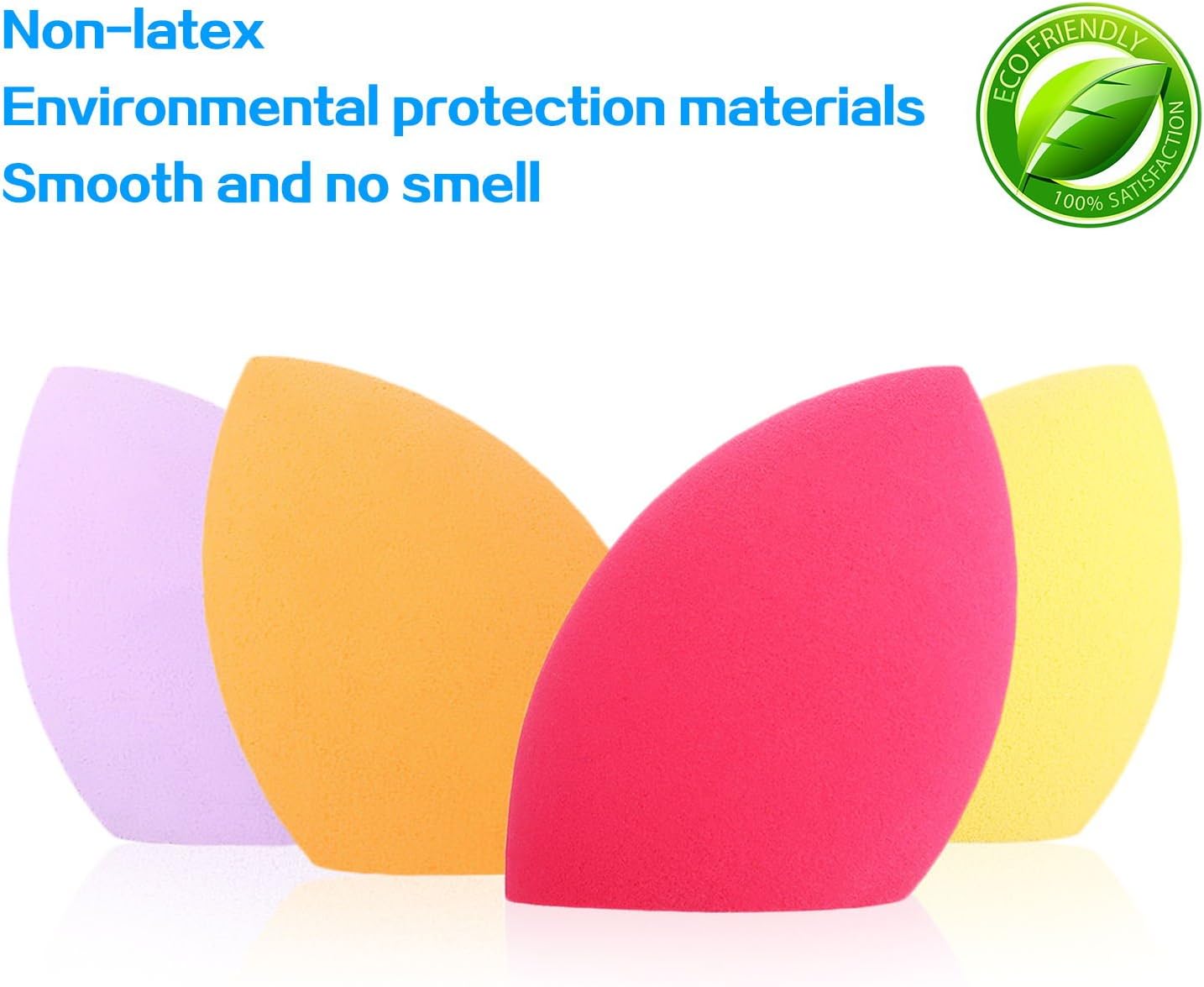 Pro Makeup Blender Beauty Sponge set, Foundation Blending Sponge,Flawless for Liquid, Creams, and Powders,Multi Color Makeup Sponges,Beauty Makeup Blender Foundation Sponge,Sponges Egg