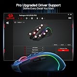 Redragon M612 PRO RGB Gaming Mouse 8000 DPI 9 Programmable Buttons BT/2.4G view 8