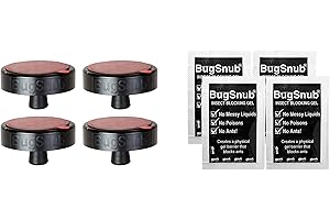 BugSnub Legs for Trays (4 Pack)- Waterless, Moat Free Cat and Dog Food Tray Legs for Crawling Pest Free Pet Food Feeding Stat