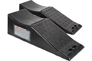 PEAKTOW Tandem Wheel Ramp, Car Service Ramp with 5-1/2" Lift, 22,000lbs G.V.W. Loading Capacity - Ideal for RVs, Campers, Tra
