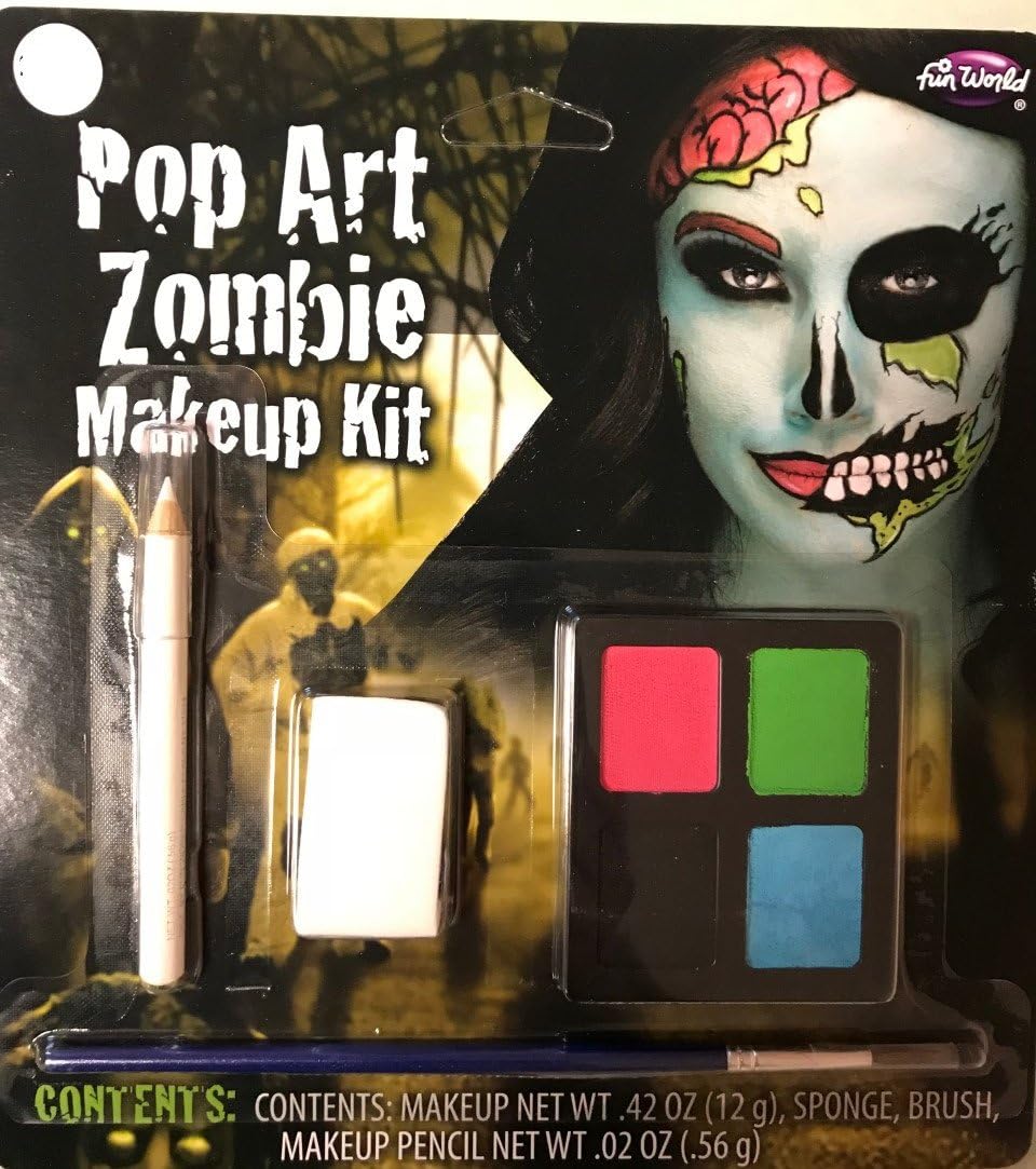 Pop Art Zombie Makeup Kit Female