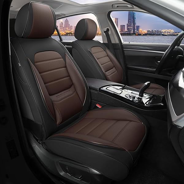 COVER EMPIRE FRONT CAR SEAT COVERS, 2PCS UNIVERSAL...