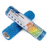 HUIROOWL 9 Inch Textured Paint Roller Covers, 2 Pack | Texture Roller for Drywall Mud, Professional Large Texture Roller Covers for Home Decoration, Wall and Ceiling Textures