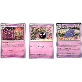Gengar 094/165 - Haunter Gastly - Pokemon 151 - Evolution Card Set - Holo Rare